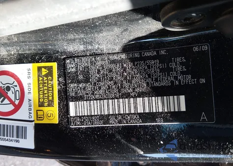 2010 Lexus Rx 350 from USA, damaged, VIN 2T2ZK1BA2AC008181